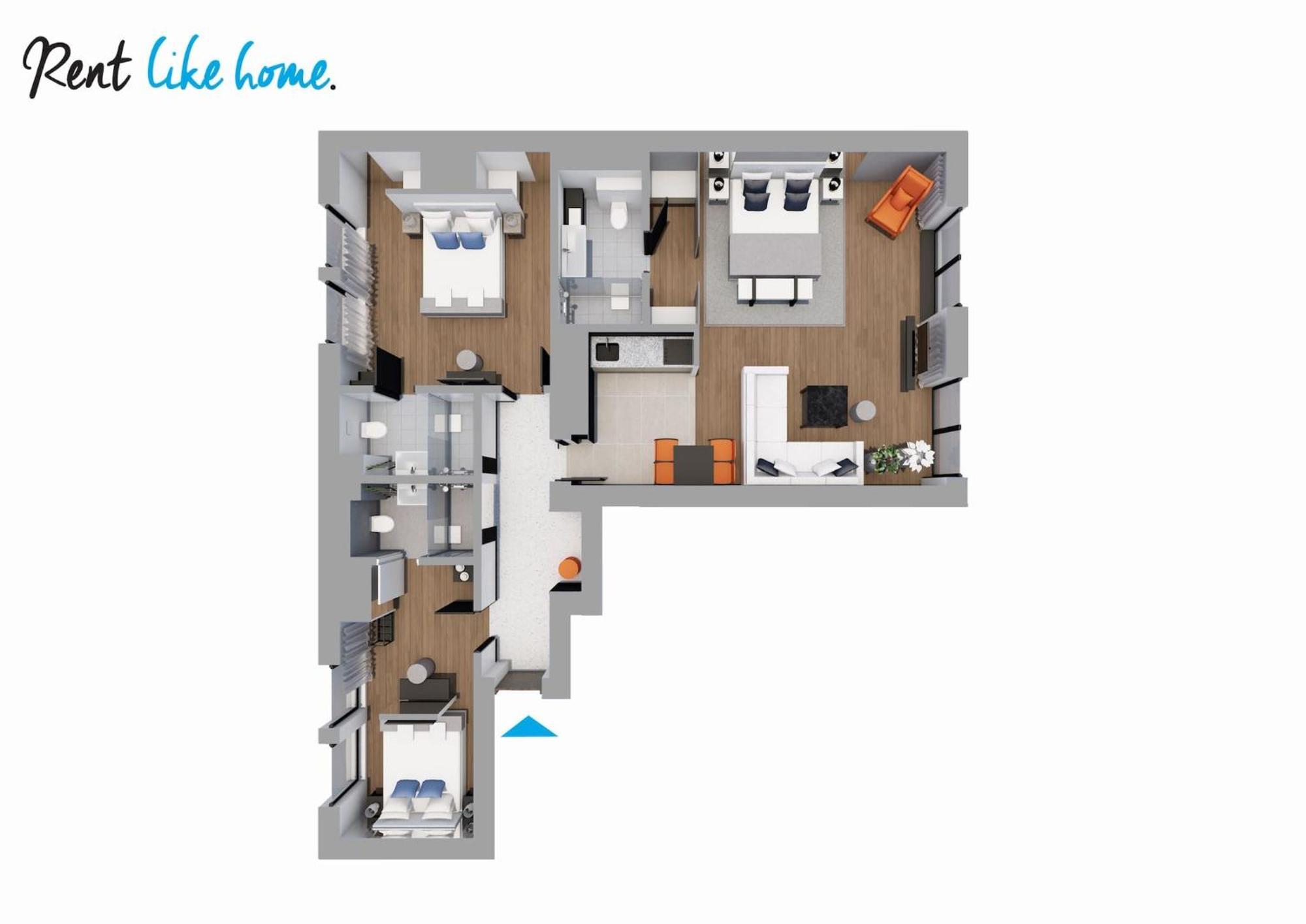 Rent like home - Deo Plaza Wyspa Spichrzów Gdansk Exterior foto